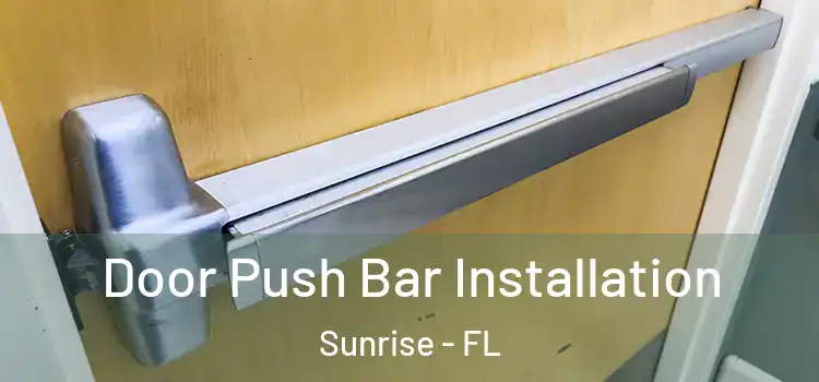  Door Push Bar Installation Sunrise - FL