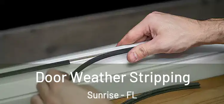Door Weather Stripping Sunrise - FL