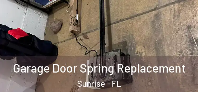  Garage Door Spring Replacement Sunrise - FL