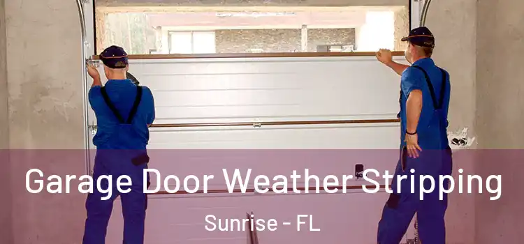  Garage Door Weather Stripping Sunrise - FL